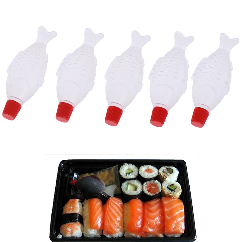 10Stck Senf Spender Soße Essig Öl Ketchup Soße Menage Küche Spielereien 4ML Fisch Soße Flasche Sushi Werkzeug Würze