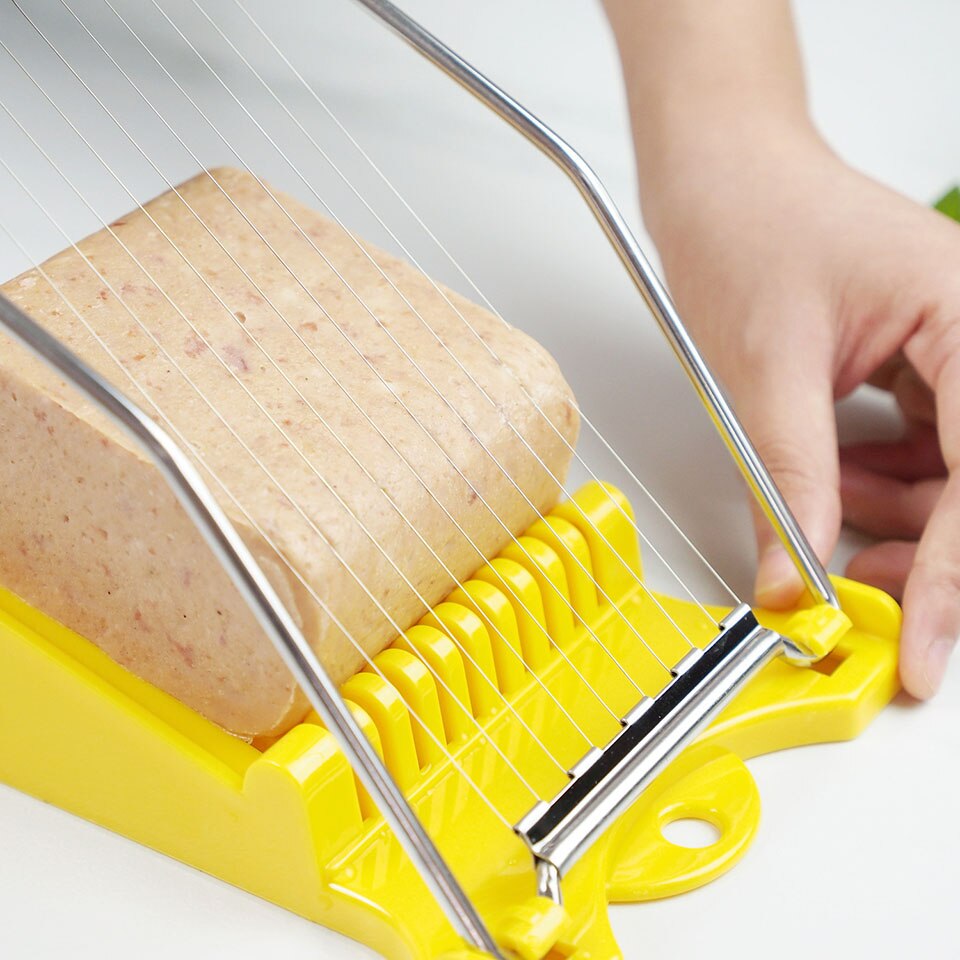 Lunch Vlees Slicer 10 Roestvrijstalen Draden Slicer Eten Cutter Keuken Gadget Voor Kaas Ei Groente Fruit Zacht Voedsel Sushi