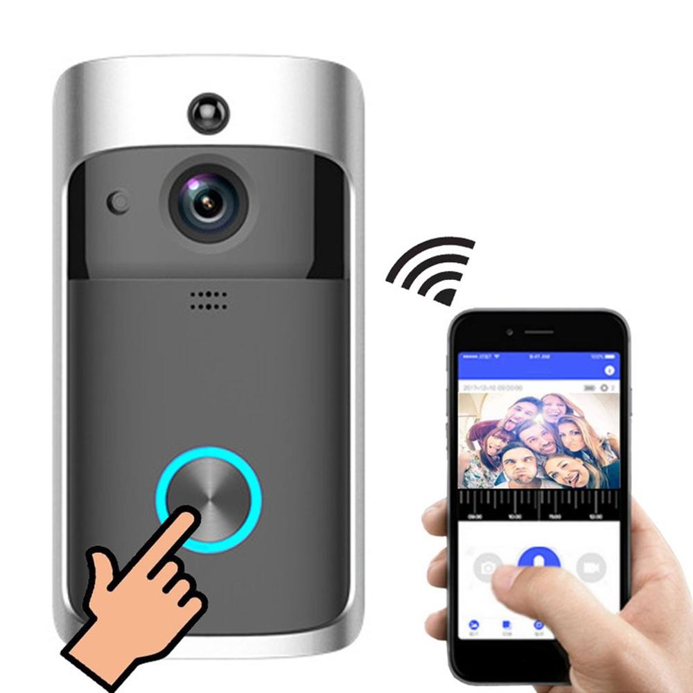 Wifi Smart Video Deurbel Draadloze Wifi Video Deurbel Smart Telefoon Deur Ring Intercom Camera