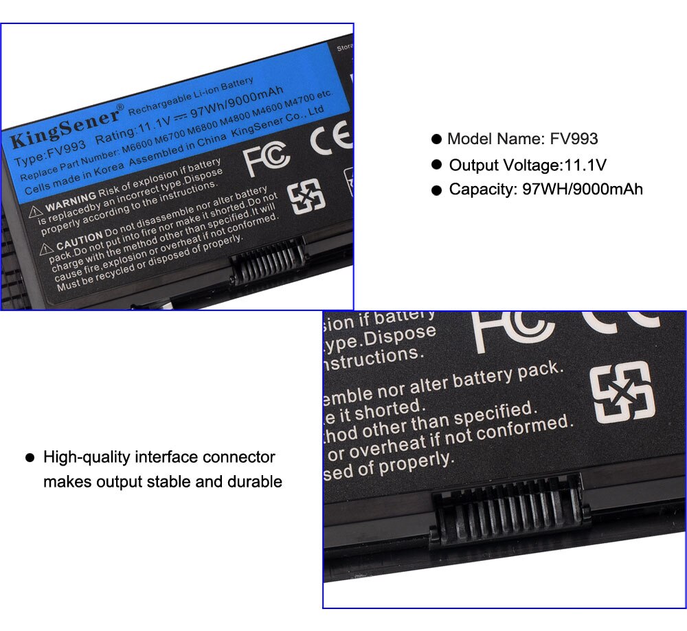 Rome Tech RTC CMOS Battery for Dell Precision M20 / M2300 / M4800 / Studio 1435/XPS 15 9575 2-in-1 - Laptop Backup BIOS CMOS Battery CR2032 with 2 Pin Wire Cable