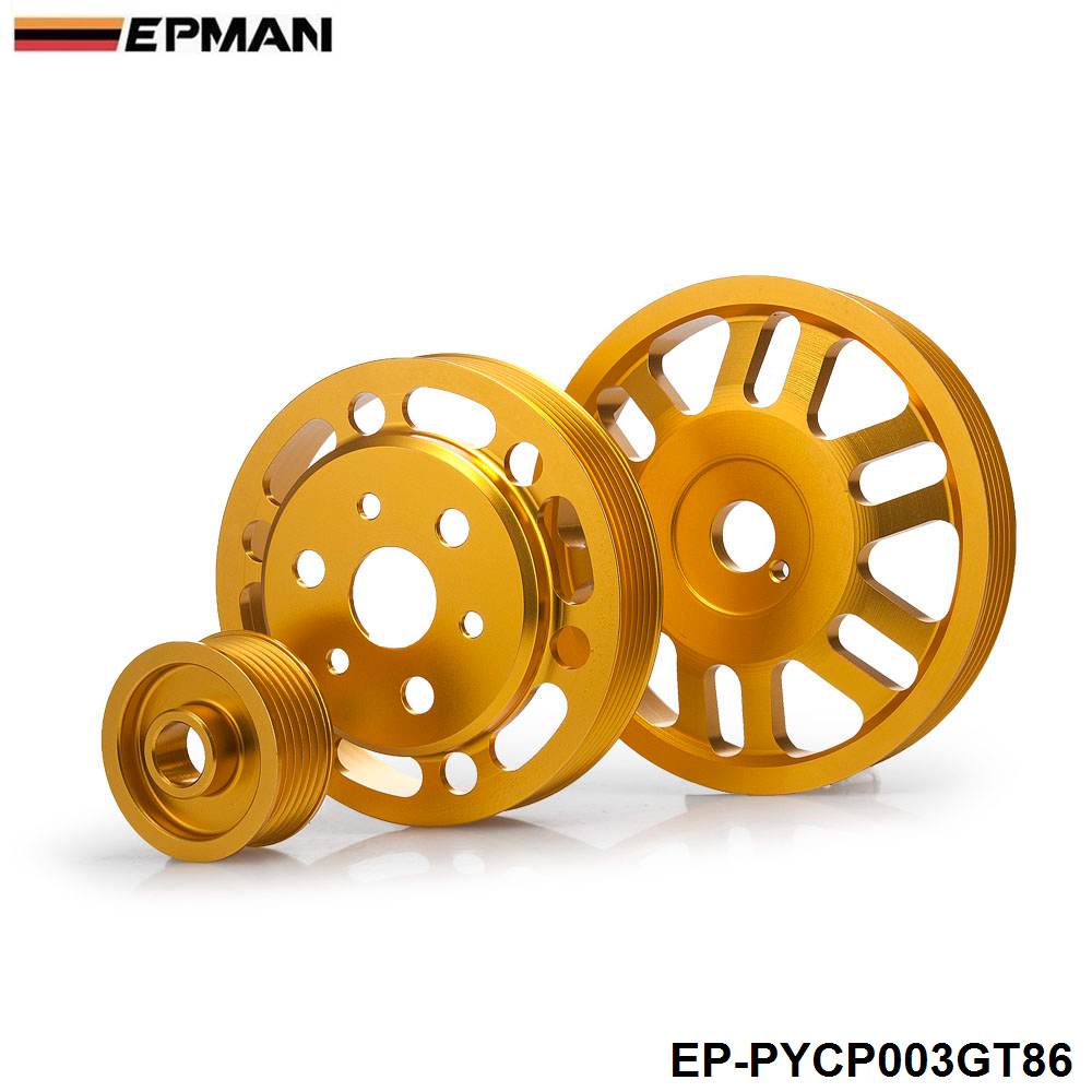Light Weight Crank Pulley Power Steering For Toyota GT86 Subaru BRZ Scion FRS EP-PYCP003GT