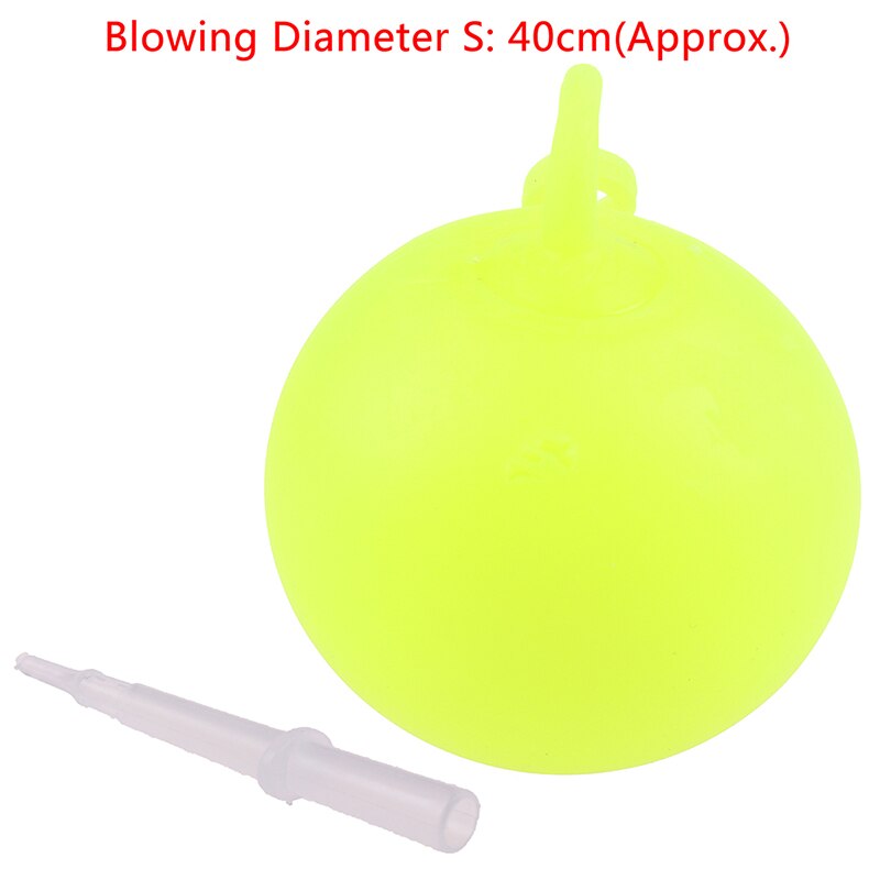 Children Outdoor Soft Air Water Filled Bubble Ball Blow Up Balloon Toy Fun Party Game Summer for Kids Inflatable: Yellow 40cm