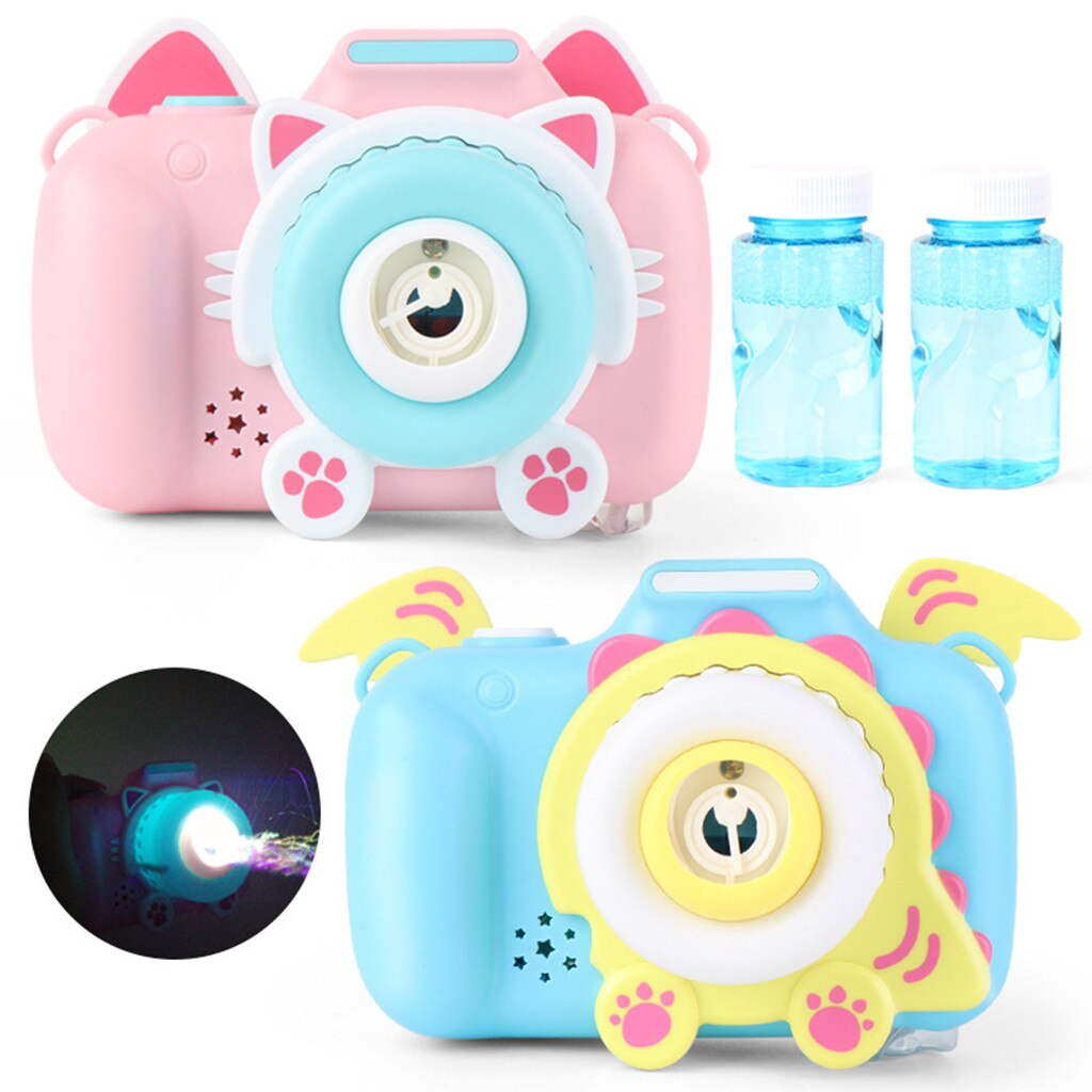 Kinderen Muziek Camera Bubble Speelgoed Automatische Bubble Blower Machine Speelgoed Outdoor Kinderen Bubble Machine Gum Speelgoed 50Ml #4