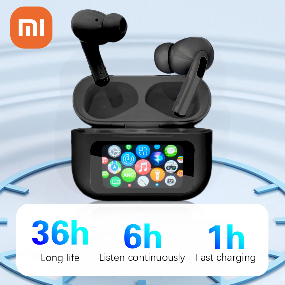 XIAOMI Redmi Bluetooth Earphones Touch Screen TWS Wireless Headphones Wireless 5.3 Headset ANC Noise Reduction Earbuds HD Mic