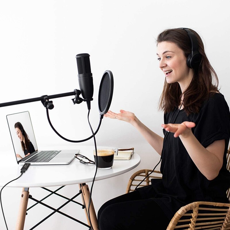 Video Capture Card, HDMI-Compatible Video Capture Card, 4K HDMI-Compatible to USB 3.0 Game Capture Device