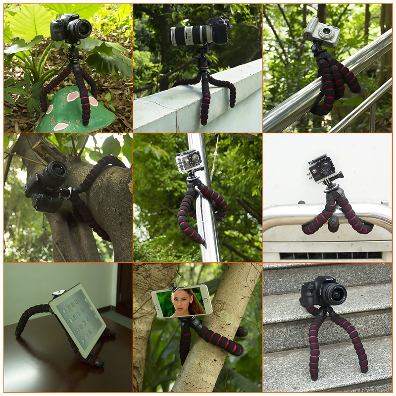 Fosoto Krake Stative Gorillapod Stehen Spinne Mini flexibel Kamera Stativ Für Telefon GoPro Kanon Nikon Sony Kamera Smartphone