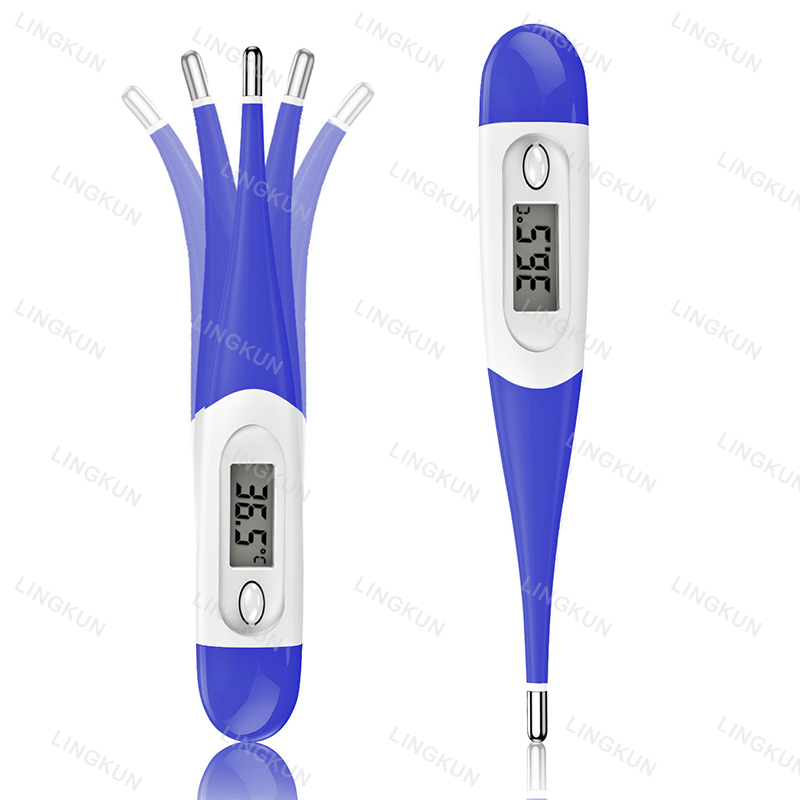 Thermometer voor volwassenen, digitale orale thermometer met zachte kop voor koorts, basale thermometer met 15 seconden snelle aflezing