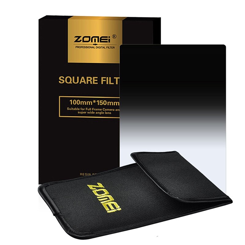 Zomei filtro cuadrado 100mm x 150mm graduado densidad neutra gris GND248 ND16 100mm * 150mm 100x150mm para Cokin Z-PRO Series filtro