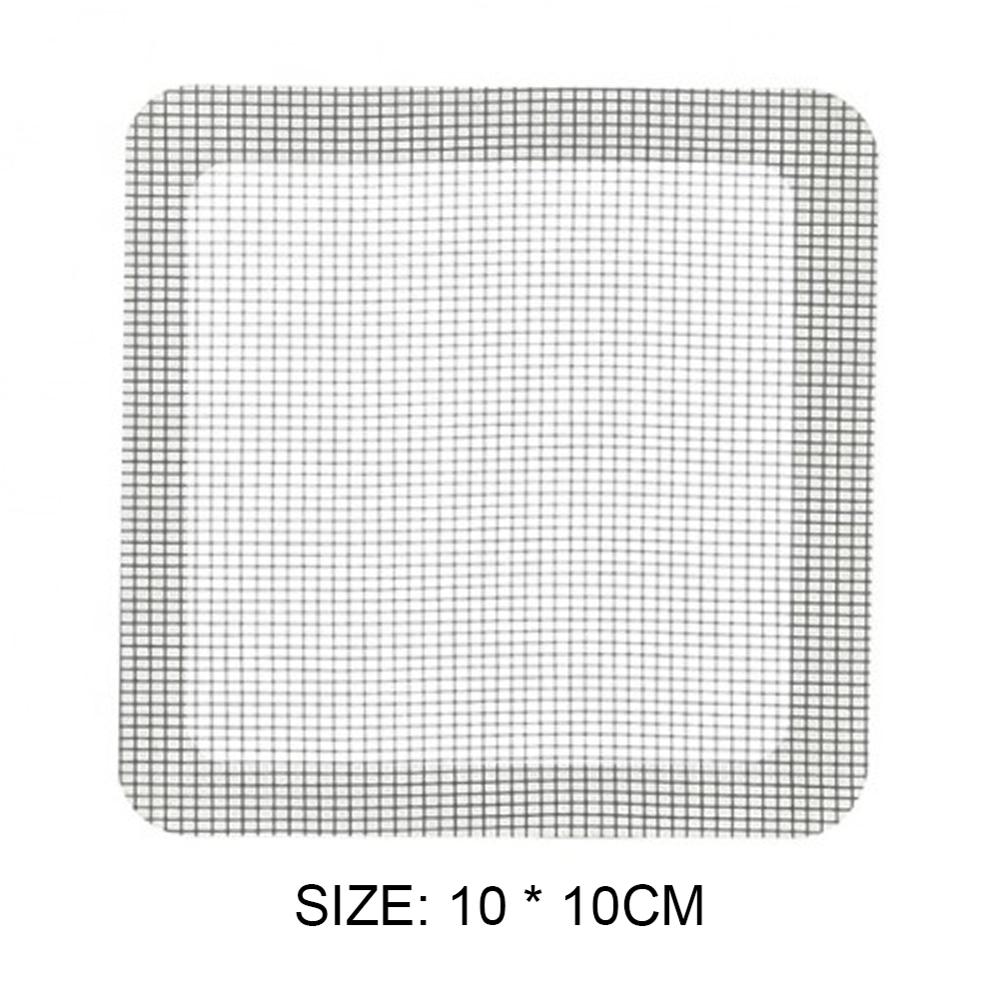 Venster Netto Anti-Mosquito Mesh Sticky Draden Patch Reparatie Tape Scherm Raam Deur Klamboe Patch Sticky Reparatie Gebroken gat: B 10pcs
