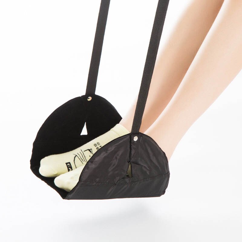 Outdoor Portable Footrest Polyester Flight Pillows Travel Airplane Leg Hammock Relieve Feet Swelling Home Decor
