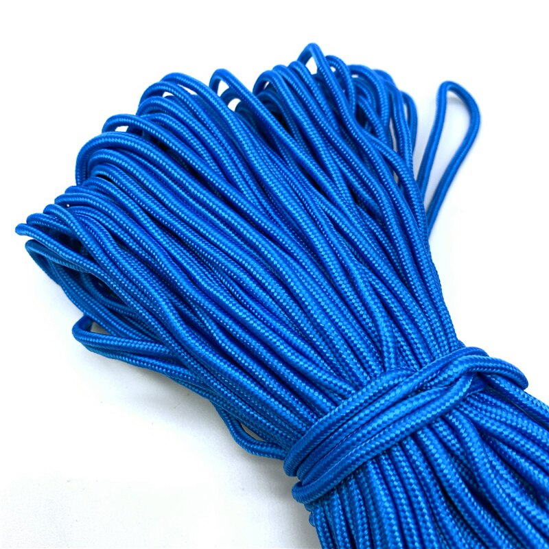 10 yards/Lot 3mm Koord Touw Parachute Lanyard Touw Voor Klimmen Camping Survival Apparatuur Paracord Armband Masker Lanyards