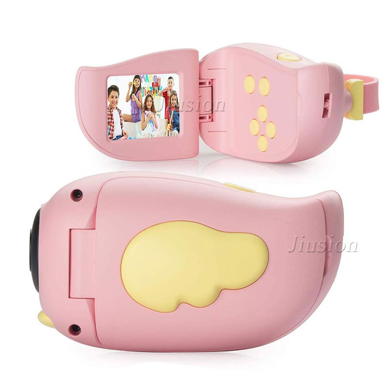 Kids Handheld Mini DV 1080P Vlogging Camara Fotografica Digital Photo Video Camera Camcorder Education Toys Children Best: Pink / 8GB