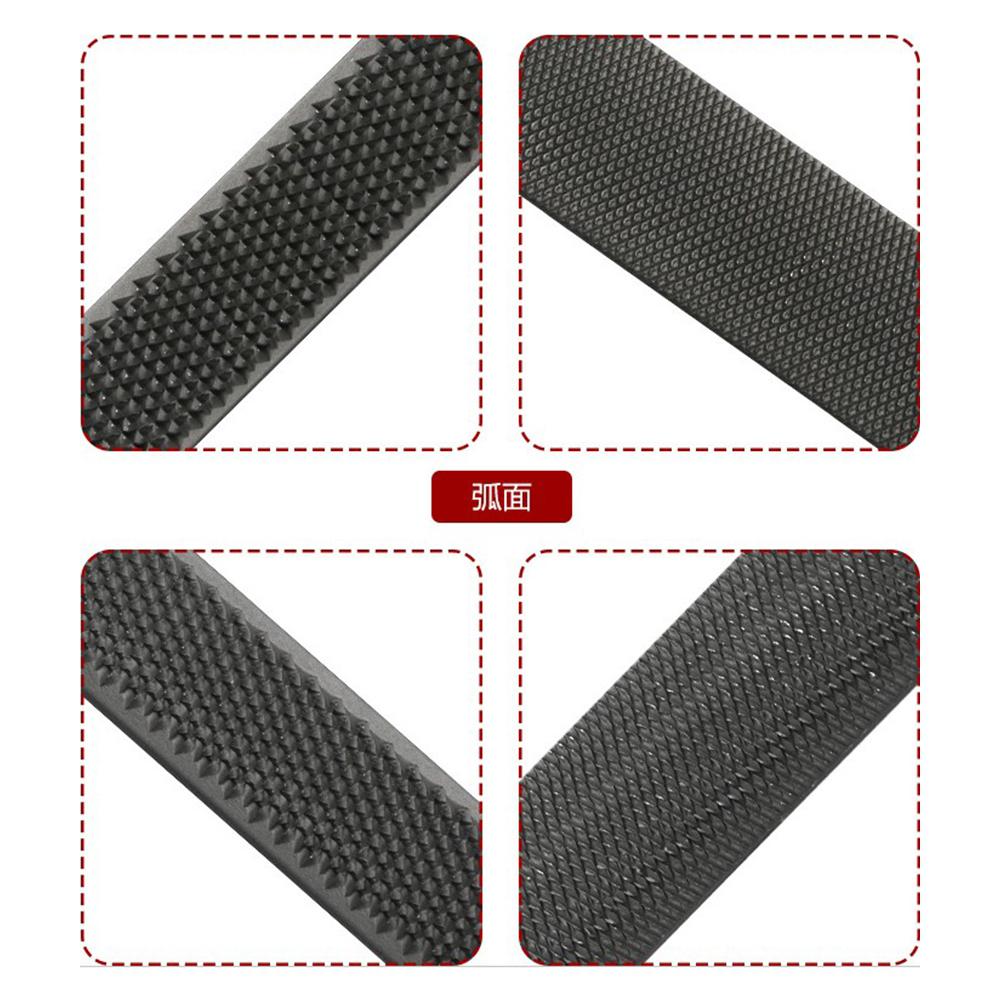 4 in 1 Wood Carving File Flat Half Round Filling Needle Microtech Woodworking Tool