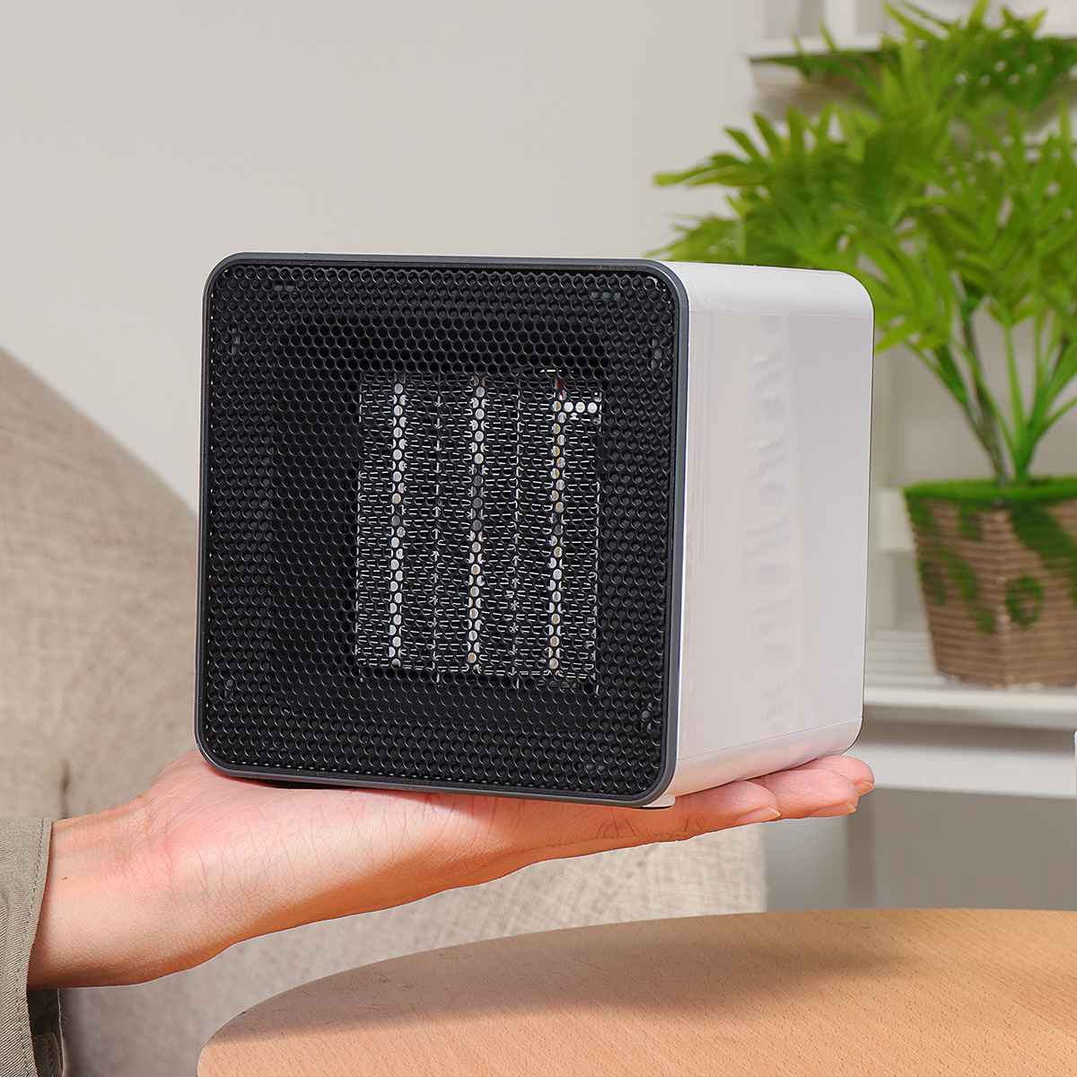 Fan Heater for Home 800W Mini Electric Heater Home Heating Electric Warm Air Fan Office Room Heaters Handy Air Fan Heater