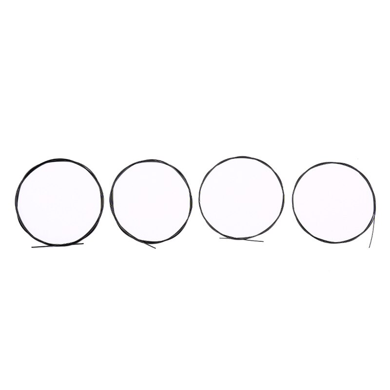 4 pièces/lot 4 pièces/ensemble Nylon arc-en-ciel ukulélé cordes Durable pièce de remplacement pour ukulélé guitare Instrument de musique Accesso