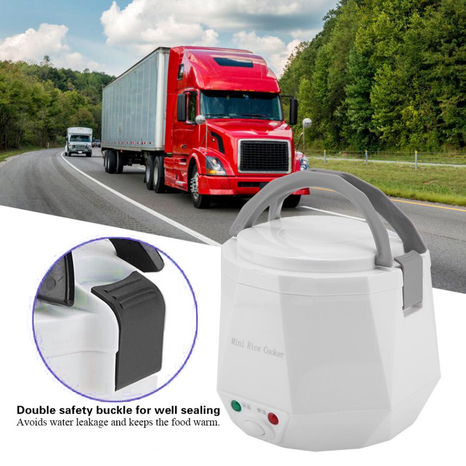 Vogvigo 1.3l bærbar elektrisk mini komfur madkasse mikrobølgeovn smart riskoger lille 12v/24v til bil/lastbil køkkenredskaber