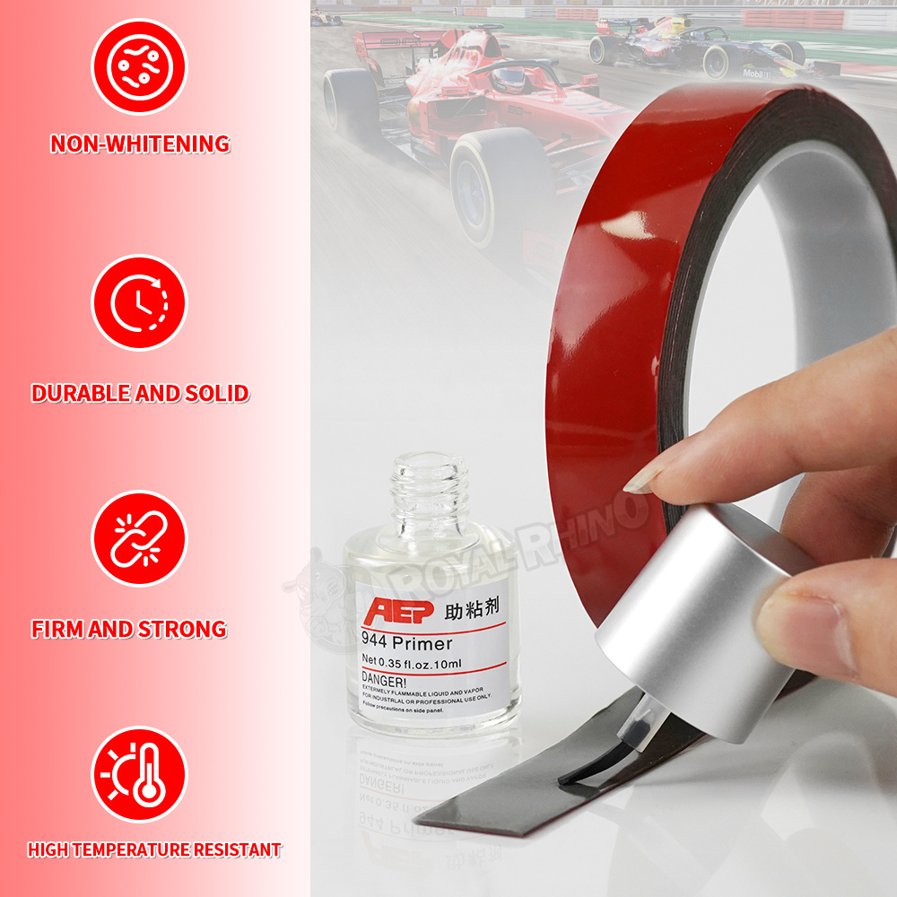 944 Adhesion Promoter Strong Acrylic Foam Tape Car Tape Primer For Automotive Double Sided Tape Car Wrapping Application Tools