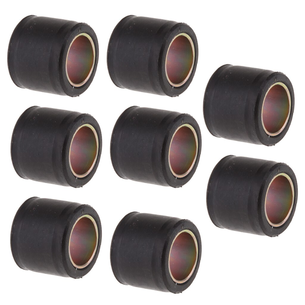 8-Pack Motorcycle Suspension Rear Lower Shock Absorber Strut Mount Bushing - Inner Diameter: 14mm (9/16 inch)