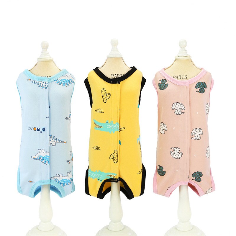 Cat Clothes Surgical Recovery Suit for Abdominal Wounds Skin Diseases After Surgery Wear E-Collar Alternative for Puppy Pet Dogs