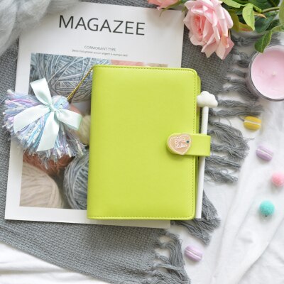 Lovedoki 2020 Dokibook Notebook di Colore Della Caramella Della Copertura A6 Loose-Leaf Tempo Planner Organizer Serie Diario di Appunti del Personale: NO10 only Cover