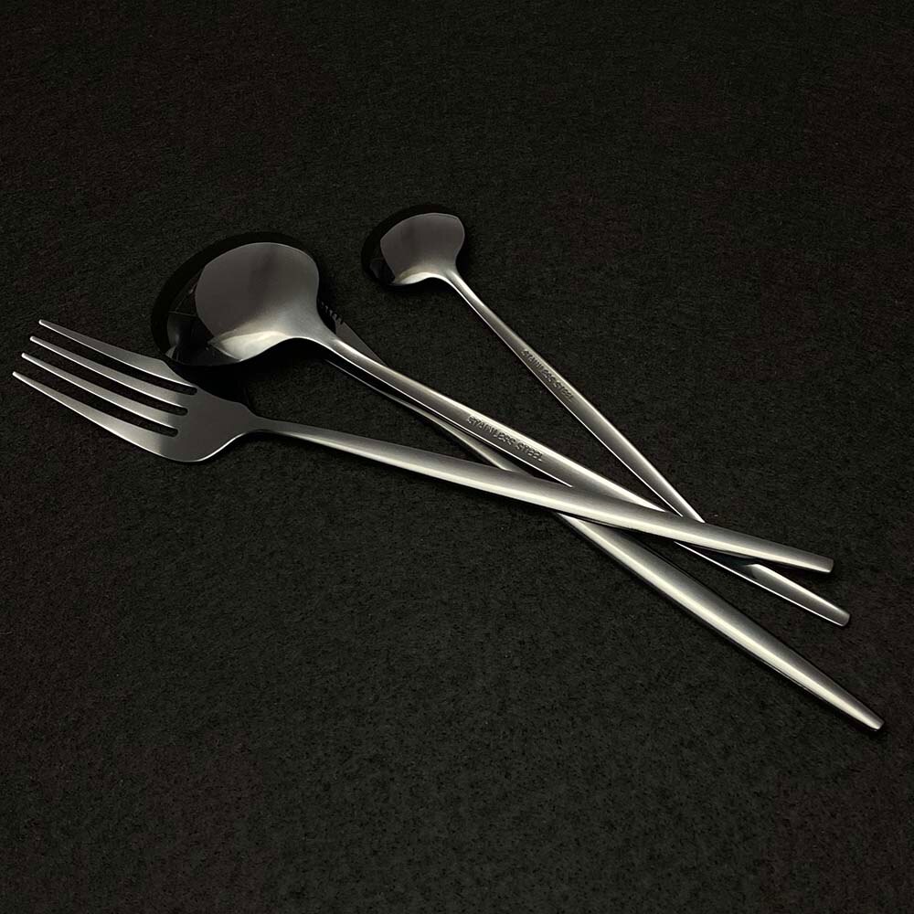 30pcs Dark Green Dinnerware Set 18/10 Stainless Steel Cutlery Set Flatware Tableware Set Dinner Knife Fork Spoon Dishwasher Safe
