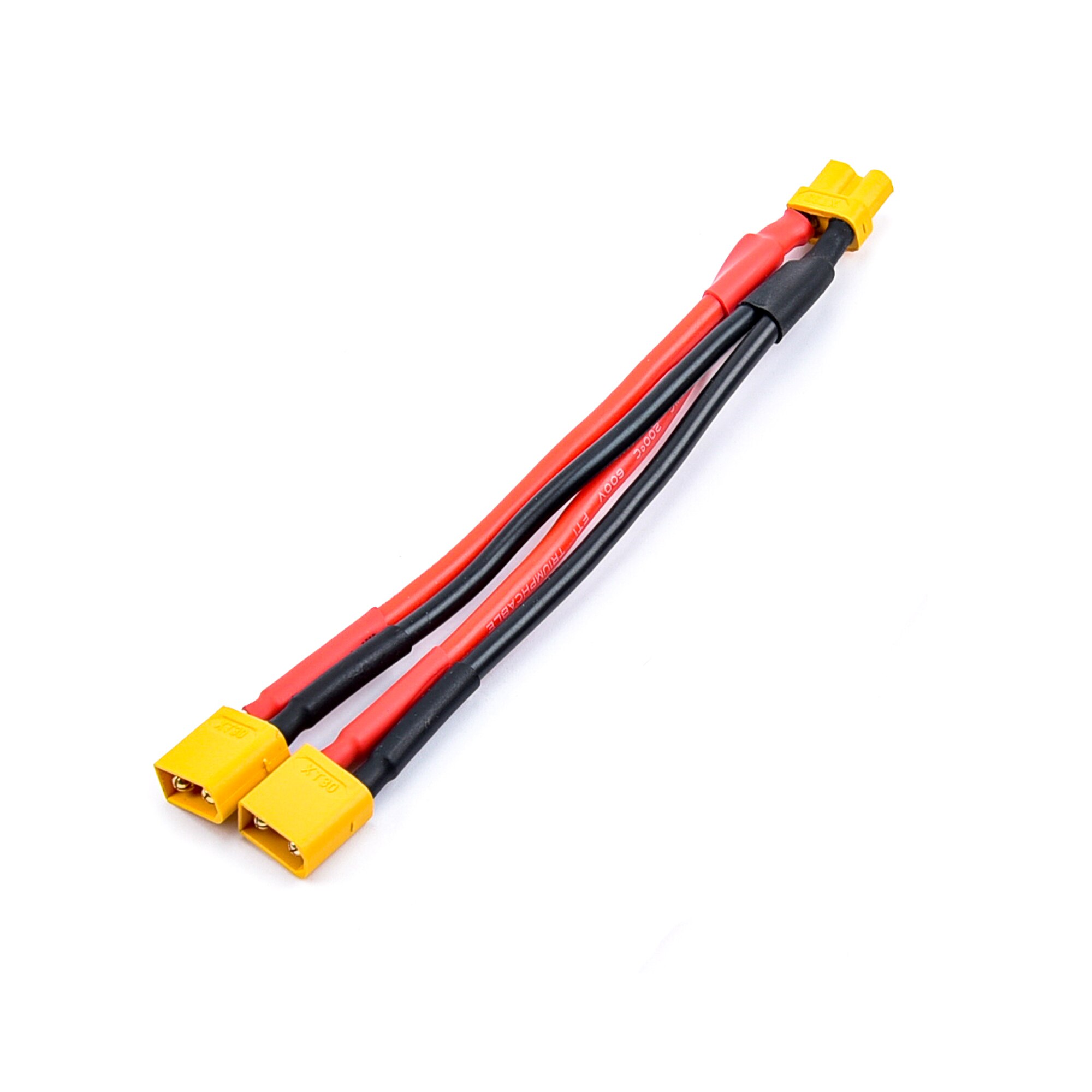 Vergaren XT30 XT-30 Vrouwelijke/Mannelijke Parallelle Kabel Draad Y Lood 18AWG 10 Cm Batterij Oplader Kabel: 1 Female to 2 Male