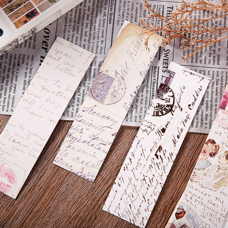 30 Pcs/Set Retro Memory Series Paper Bookmark Vint... – Vicedeal