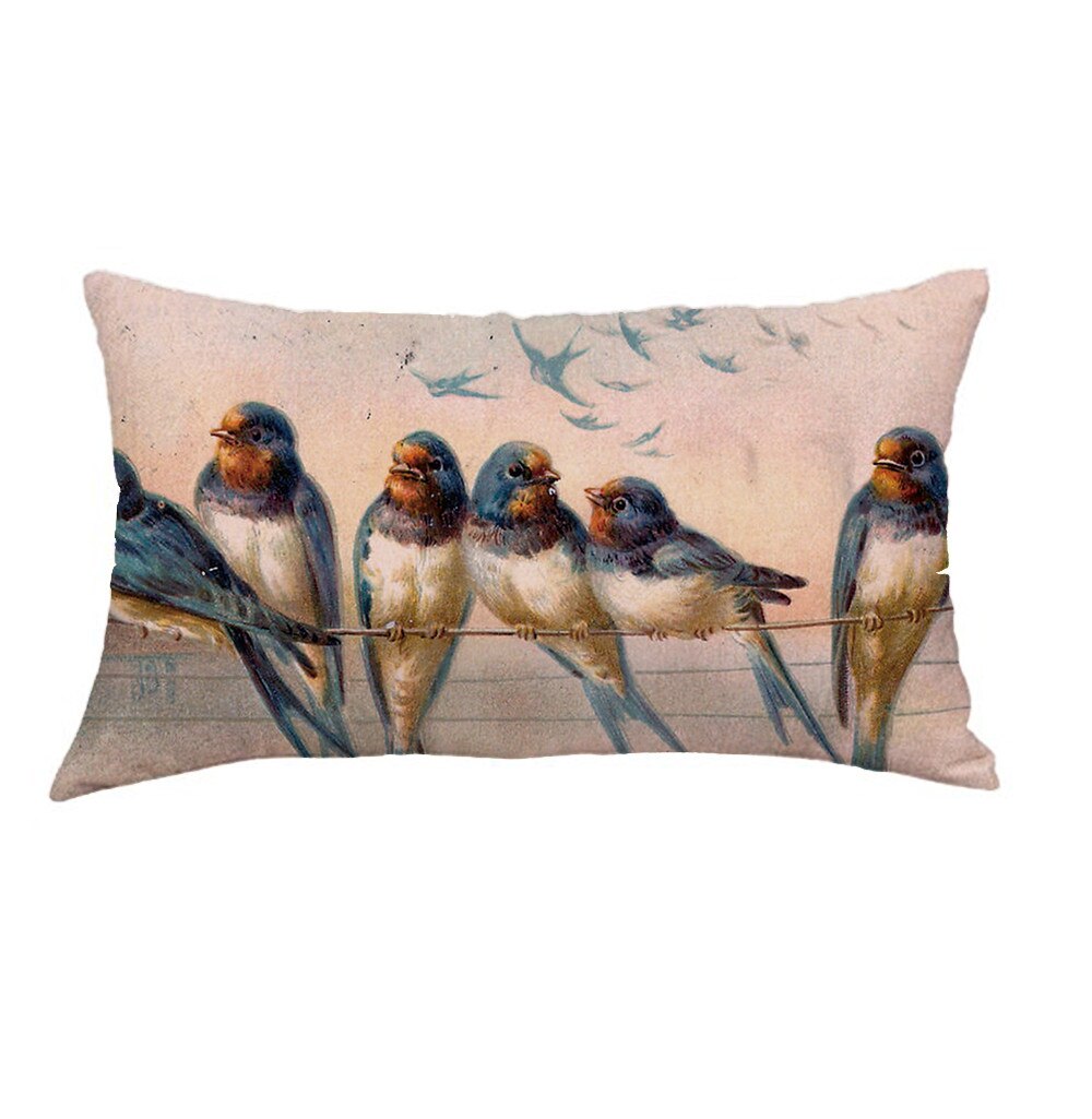 Geometrische Animal Gedrukt Kussensloop Woondecoratie Accessoires Patroon Linnen Kussensloop Sofa Fluwelen Kussenhoes Дакимакура: A