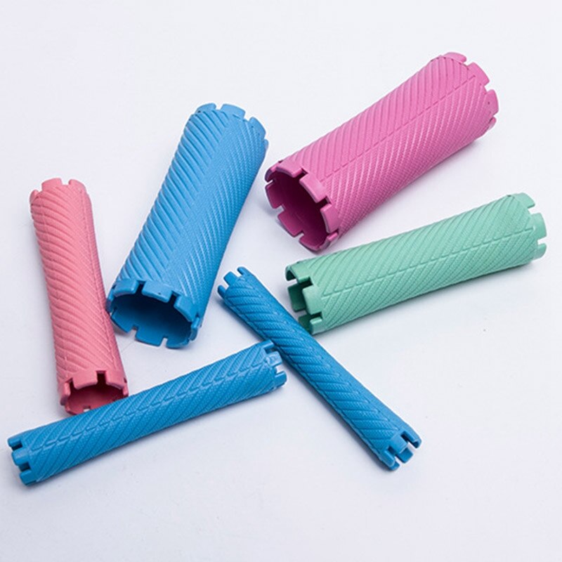 100pc/Set Hair Perm Rods Plastic Cold Permanent Curling Rollers Kit 10 Sizes Wave Fluffy Corn Hair Maker Salon Hair Styling Tool