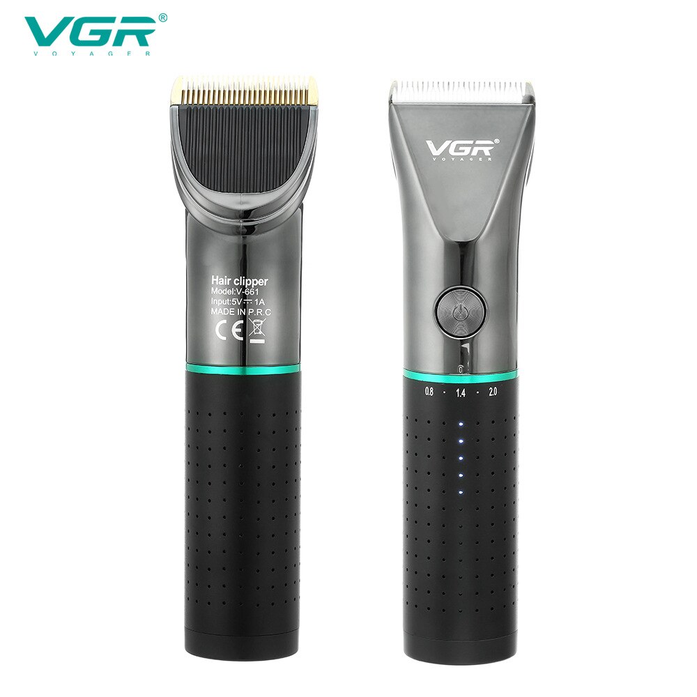 VGR Adjustable Precision Powerful Electric Hair Trimmer Men Hair Clipper Finishing Rechargable Hair Cutter Machine