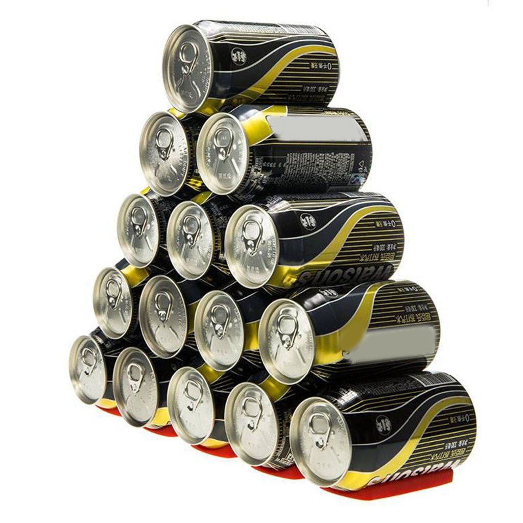 Wine Bottle Organizer Holder Silicone Stacker Cans Fridge Mat Beverages Rack Stacking Tool Storage Organizer Wine Bottle Holder