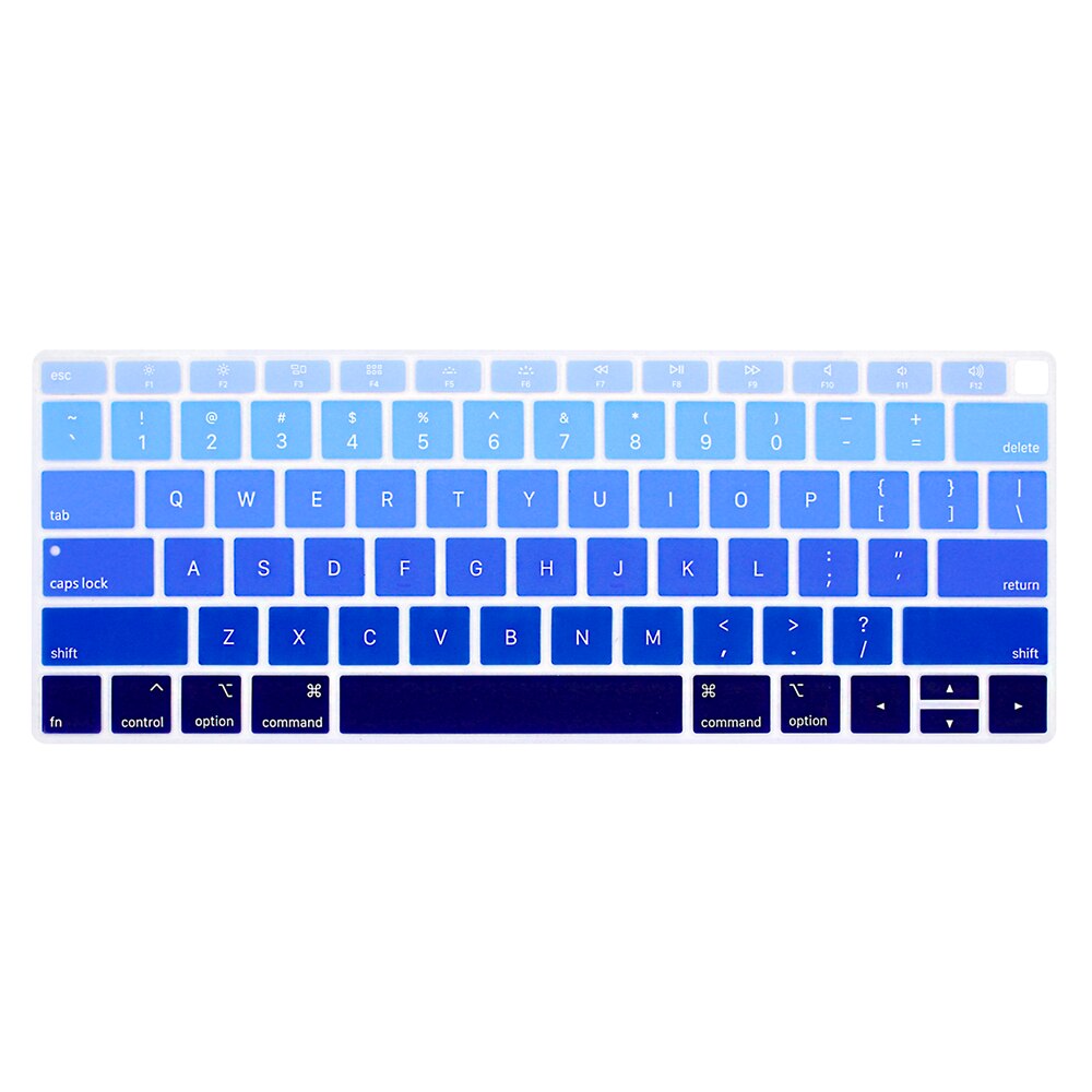 Nowy 13 Air A1932 klawiatura do laptopa folia ochronna wodoodporna do Macbook air 13.3 cala obudowy pokrywa klawiatury laptopa edycja amerykańska: lake blue