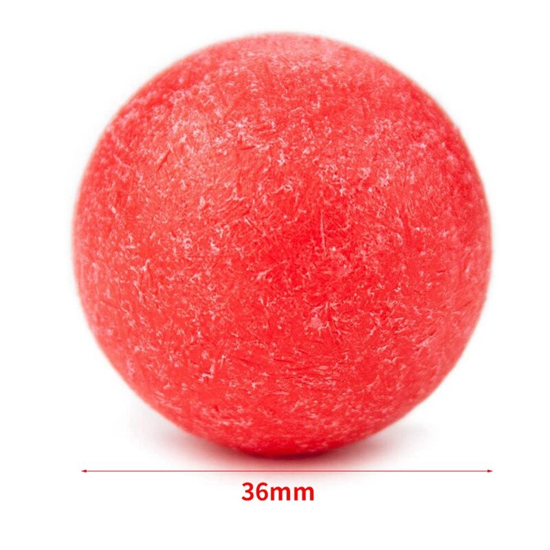 12-Pack Red Textured Tournament Foosballs for 36mm Table Football Game for Adults and Children