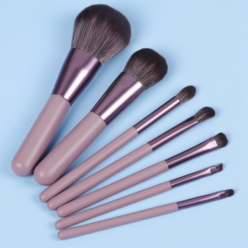 Set van 7 make-upkwasten voor cosmetische foundation, poeder, oogschaduw en make-upkwasten, eenvoudig te gebruiken