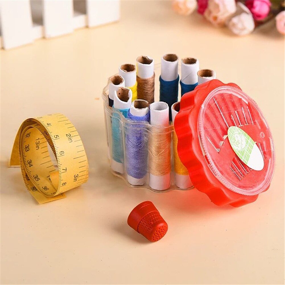 Polyester Spool Sewing Thread Hand Quilting Sewing Machine Embroidery Sewing Thread Home DIY Sewing Accessories 1Set