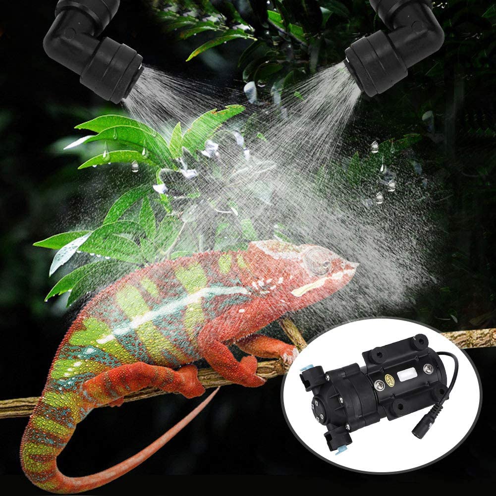 Pompa ad acqua Super silenziosa rettili Fogger nebulizzatore Sprinkler serbatoio della foresta pluviale umidificazione per animali domestici raffreddamento per sistema di nebulizzazione terrario