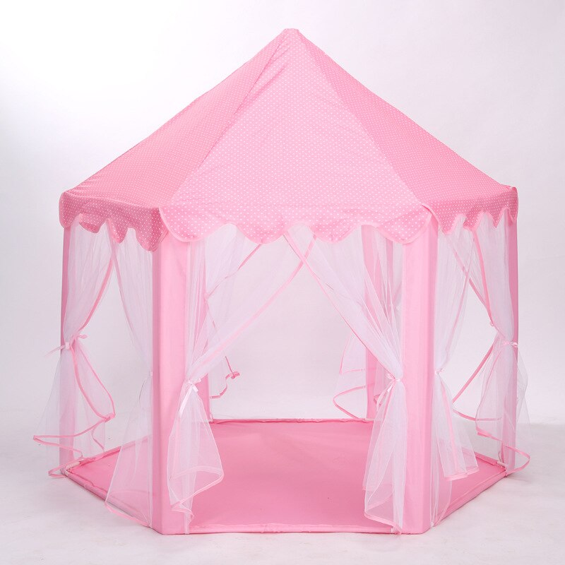 プリンセス城 playtent 子供ままごと子供幼児女の子ピンクプレイテントおもちゃ屋内 & 屋外ゲームベビー誕生日グラム: Pink