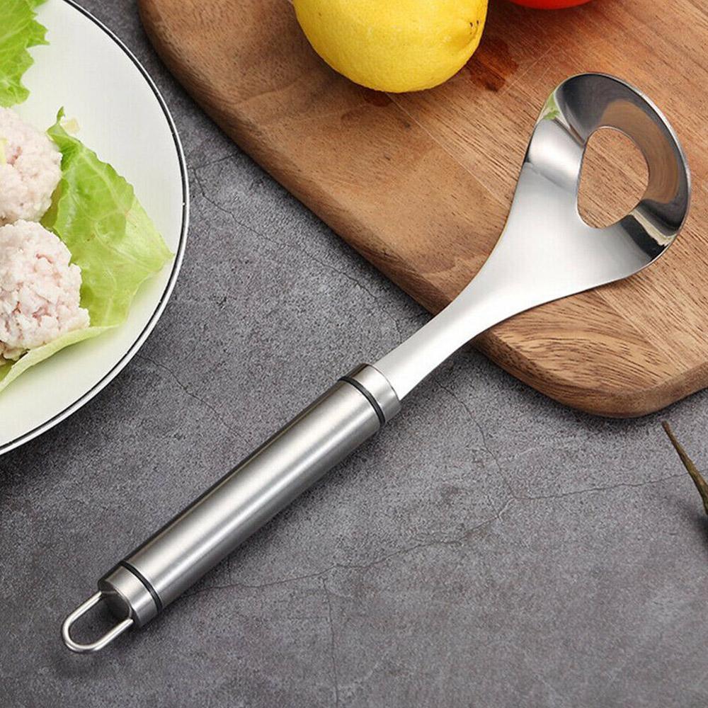 Non-Stick Meatball Maker Spoon Meat Baller Leakage Elliptical Gadget Kitchen Mold Ball Meat Hole Utensil Tool L2O8