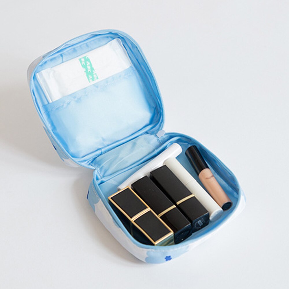 Mini Women Girl Sanitary Pad Pouch Napkin Towel Storage Bag Credit Card Holder Coin Purse Cosmetics Headphone Case SanitaryPouch
