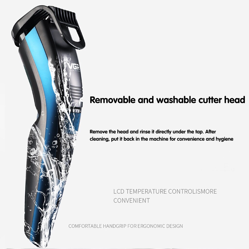 Electric USB Rechargeable Hair Clippers Barber Cordless Hair Trimmer Household Adult Kid Cutting Machine Haircut