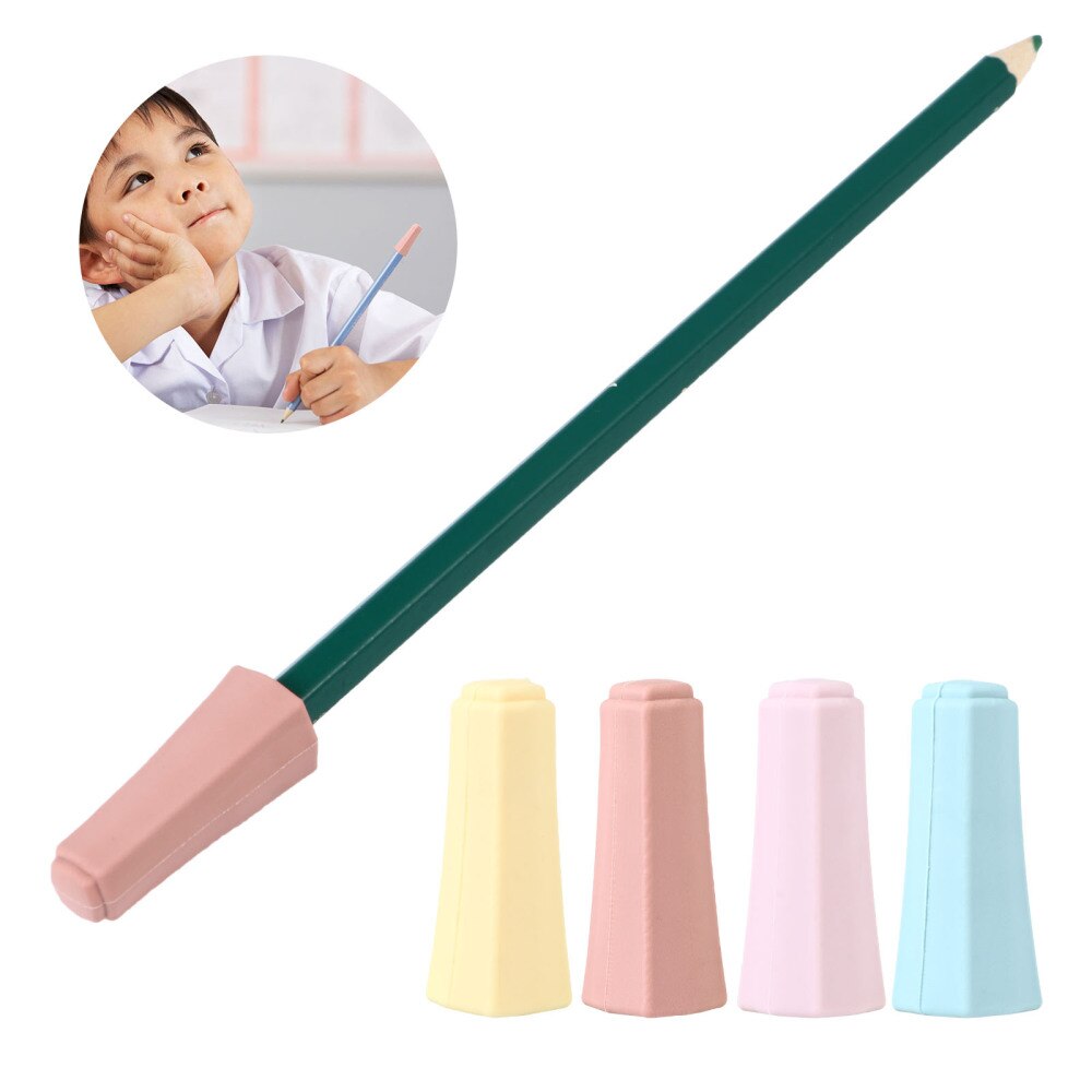 1 Set Cartoon Potlood Cap Sleeve Cover Potlood Extender Protector