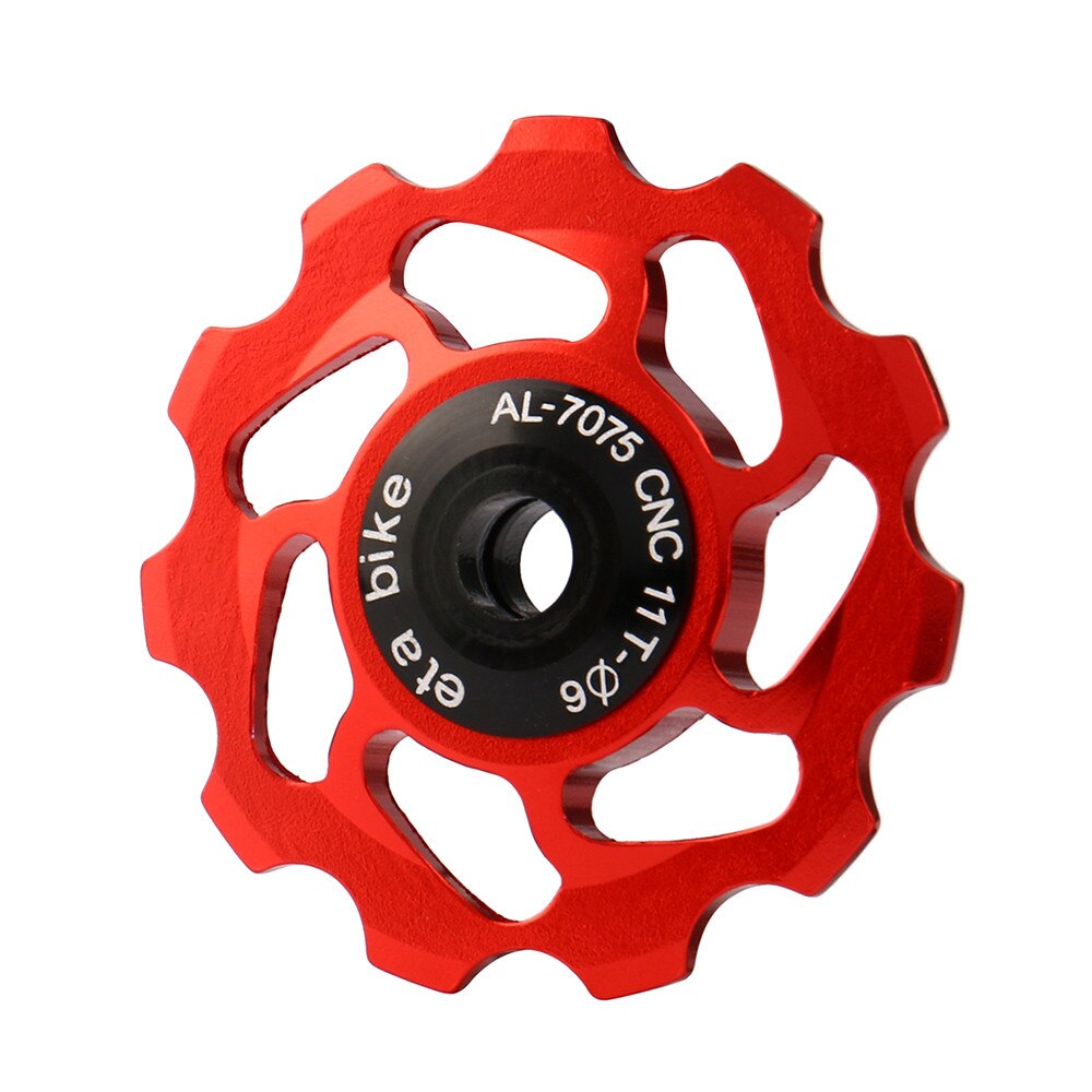 Mtb Bicycle Bearings 11t Mtb Ceramic Bearing Jockey Wheel Pulley Road Bike Bicycle Rear Derailleur 45mm #j1p: Red 