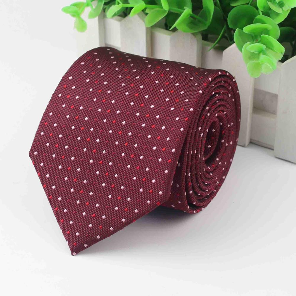 Mens Business Tie Formal Striped 8cm Jacquard Wedding Necktie Narrow 3.15inch Classic Corbata Neckwear Official Gravata: 19