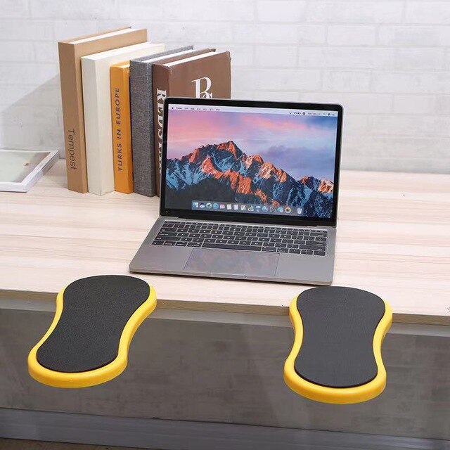Adjustable Desk Arm Support Wrist Hand Rest Shoulder Protect Chair Extender Office Table Accessory: Yellow