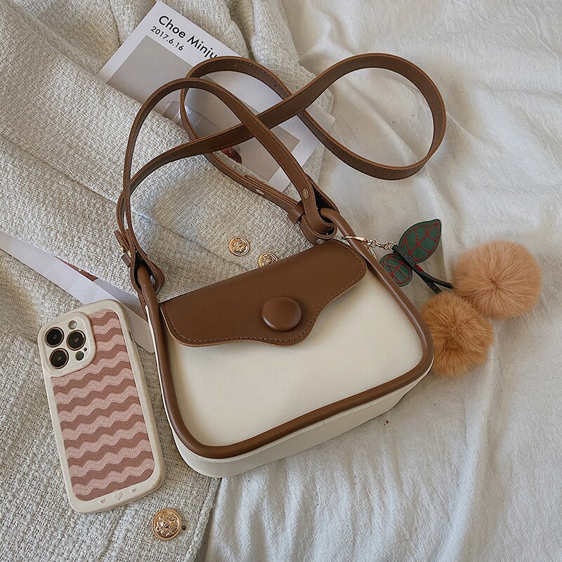 Hocodo Effen Kleur Pu Lederen Schoudertas Mode Crossbody Tassen Vrouwelijke Dames Messenger Crossbody Zomer Vrouwen Handtas