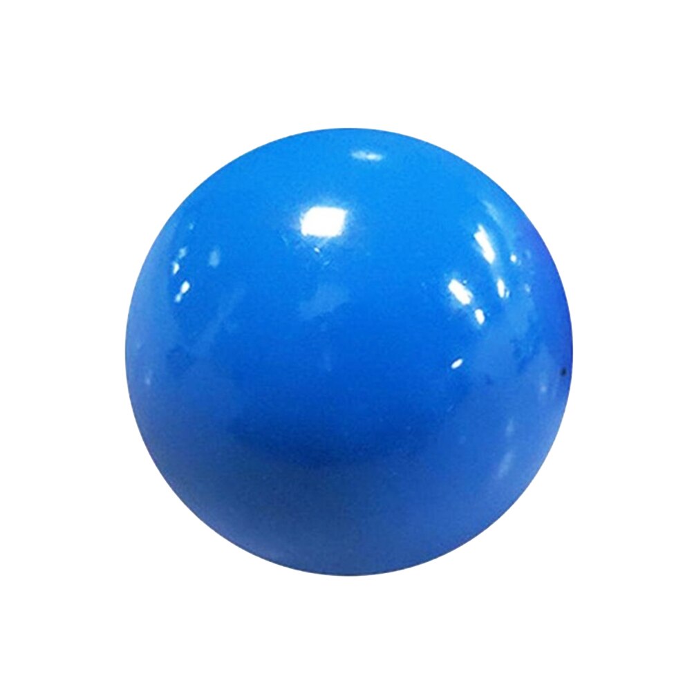 Fluorescerende farge dekompresjon ball klebrig ball vegg suge dekompresjon leke klebrig ball leker for voksne/barn: Blå