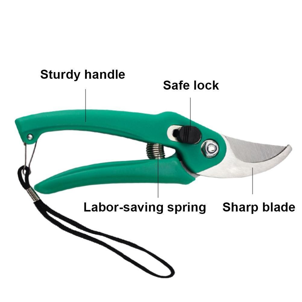1PC Plant Trim Horticulture Hand Pruner Cut Secateur Garden Anvil Pruning Shear Scissor Tool Shears Orchard Branch Shrub X4P3