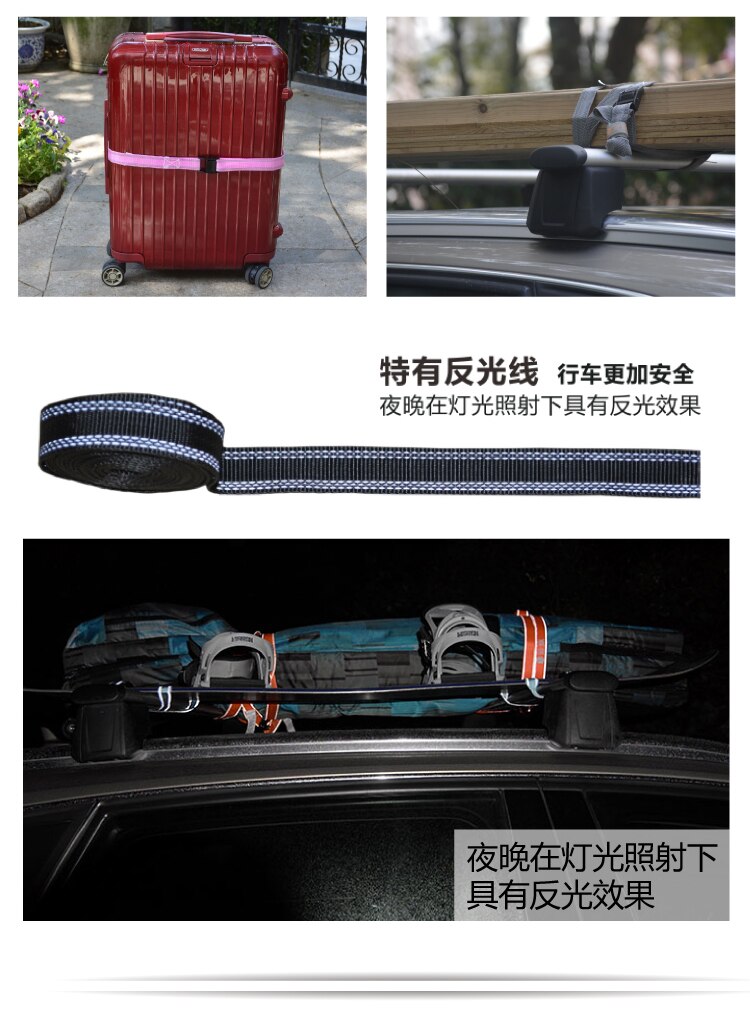 Fuwayda 5m suv selvkjørende rask båndbelte strammer enkel synke legering spenne glipper enhet bagasjerem strammer