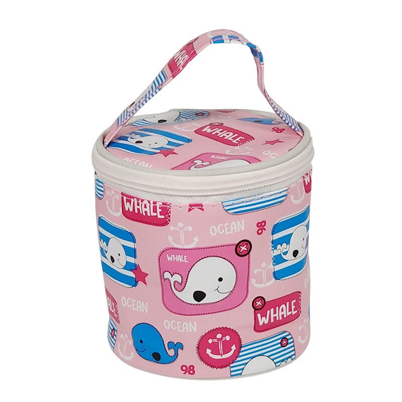 Frascos de vacío de 430ML, termos portátiles de acero inoxidable para estudiantes, caja de almuerzo con aislamiento de gachas, leche, desayuno, sopa, tazas: Pink