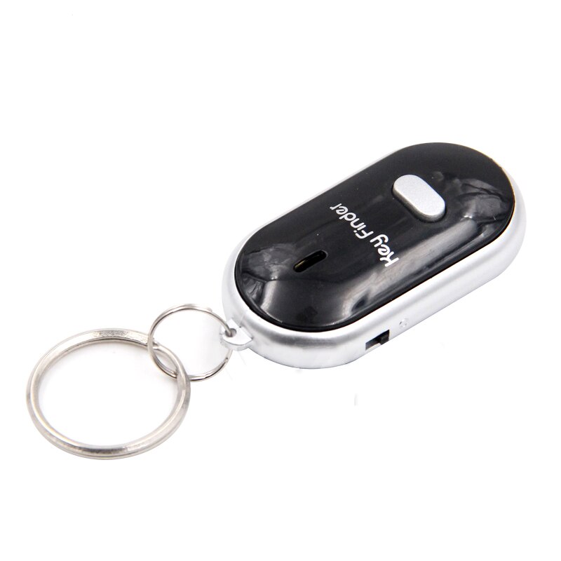 4 Colors Mini LED Whistle Key Finder Flashing Beeping Remote Lost Keyfinder Locator Keyring For Children Wallet